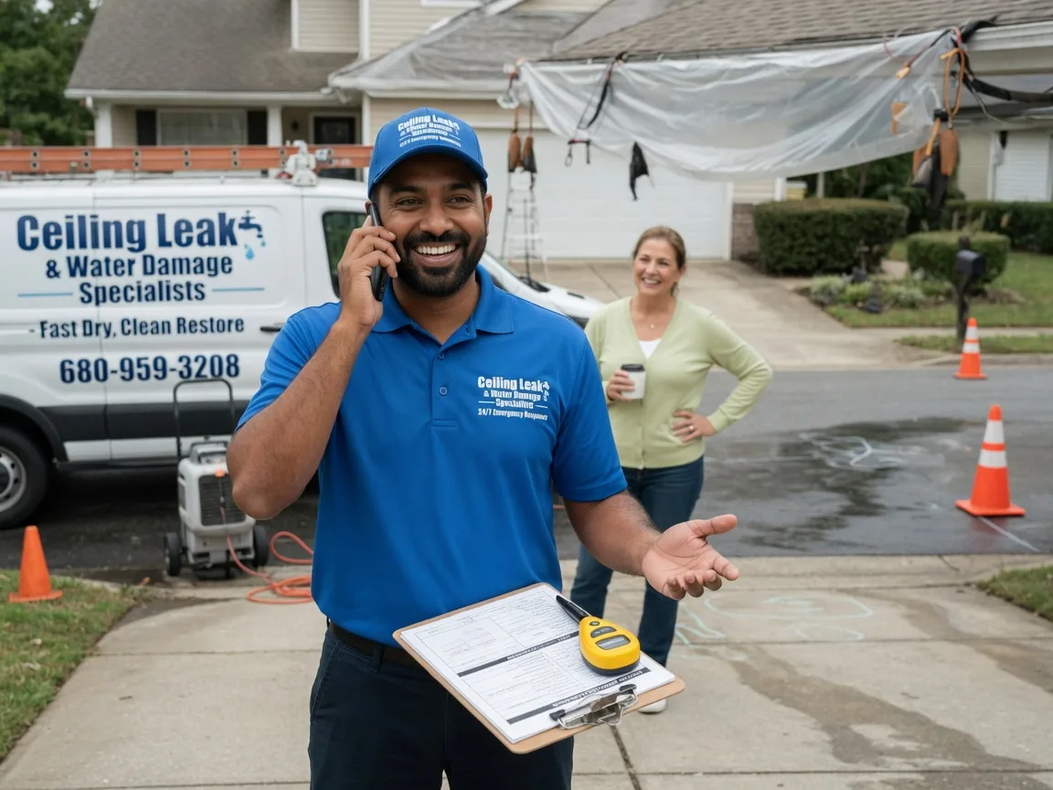 Ceiling Leak Cleanup Murray, NE FAQs